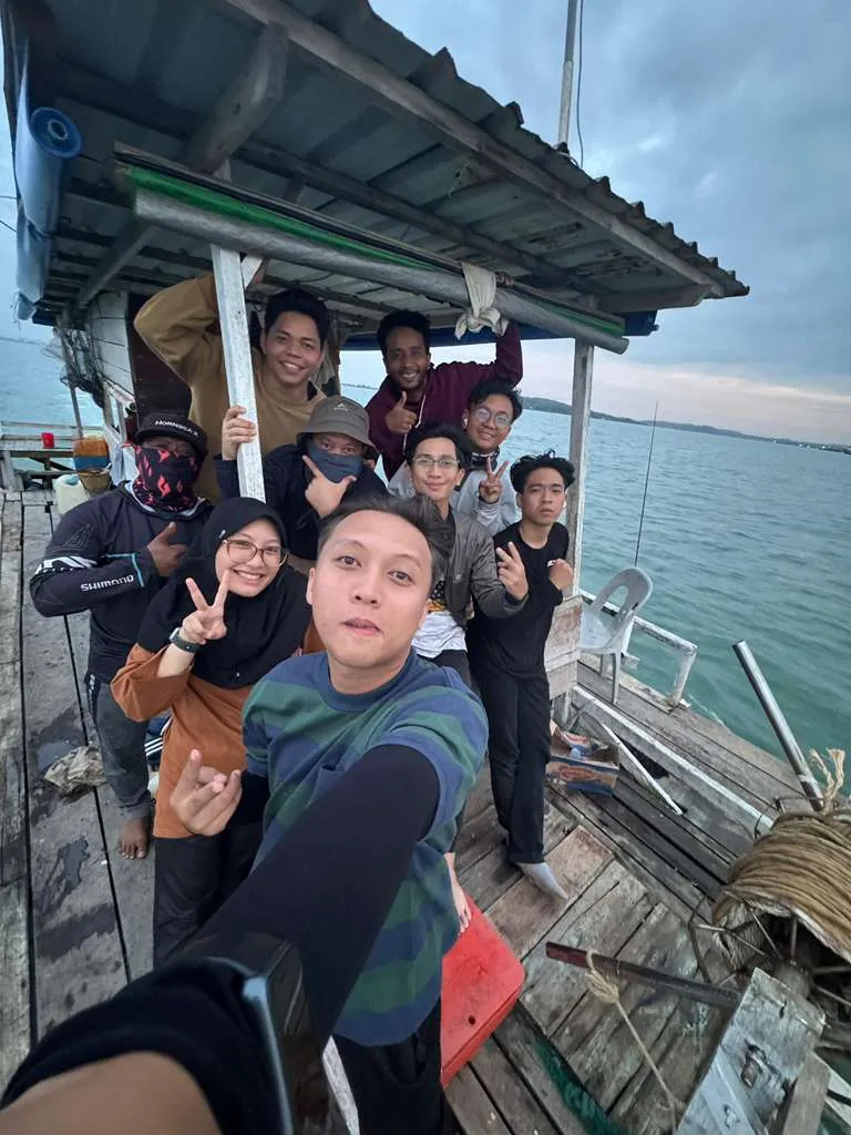 Moment taken when we are fishing