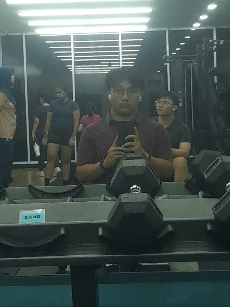Gym session reflecting commitment to health and recovery