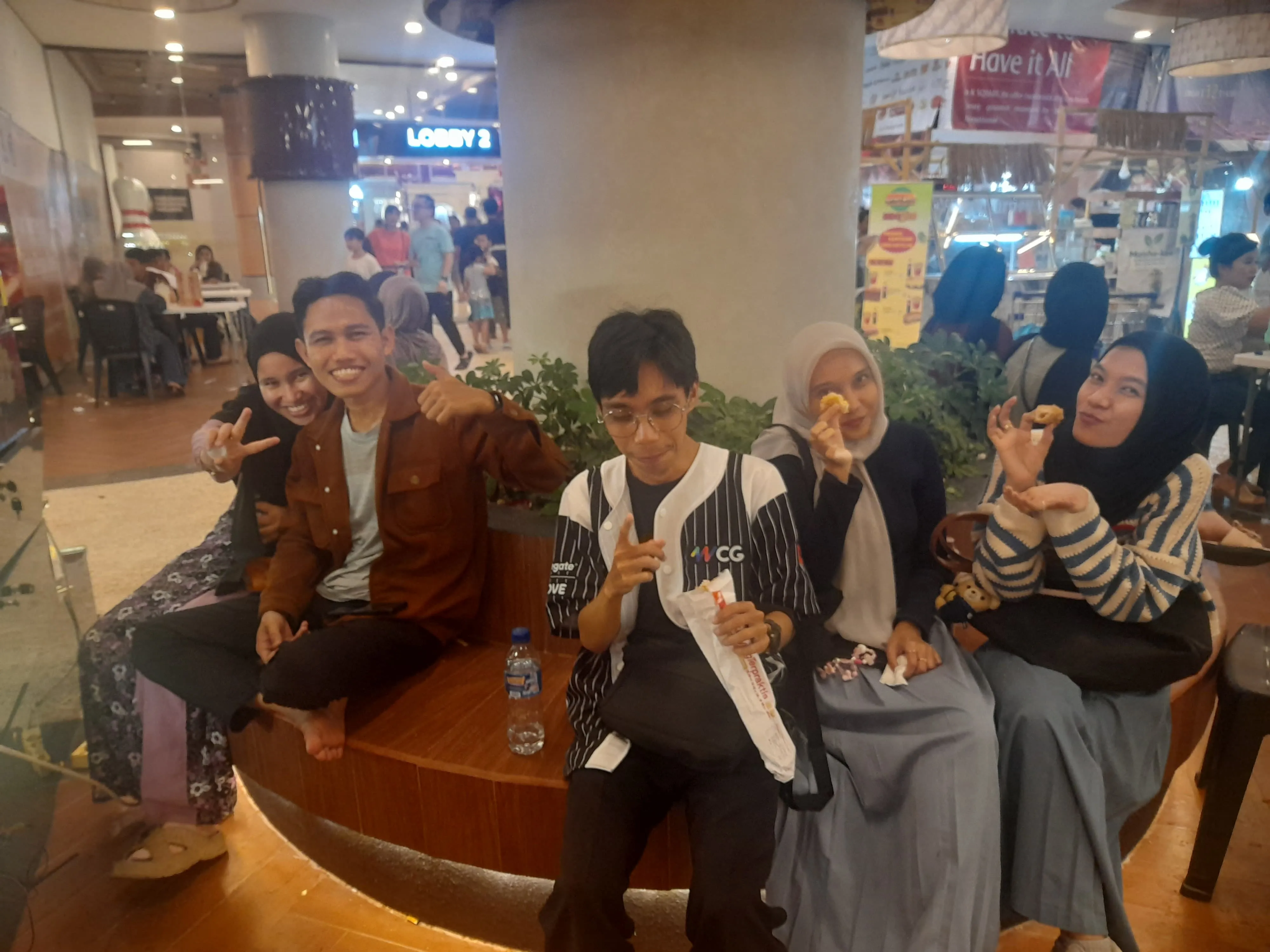Casual moment with friends hanging out and sharing stories